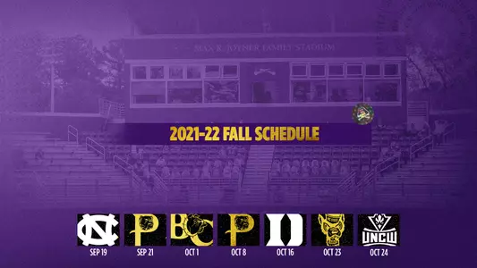 2021 Fall Schedule