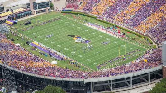 Dowdy-Ficklen Stadium Stripeout