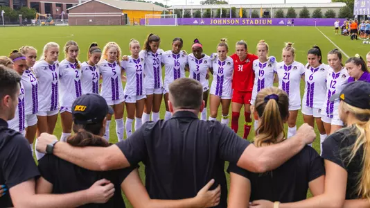 Soccer huddle