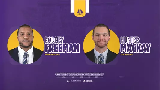 Rodney Freeman and Hunter MacKay Hire Graphic