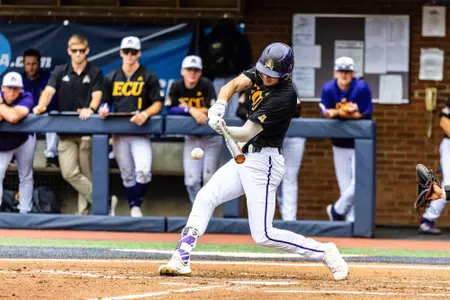 Images from  #2 East Carolina and ##3 Oklahoma during the 2023 NCAA D1 Baseball Regionals on Sunday, June 04, 2023 at  in Charlottesville, Virginia .   (Photo by Keith Lucas/Sideline Media Productions)