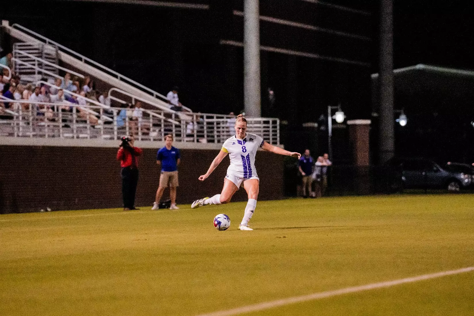 Abby Sowa crosses it in