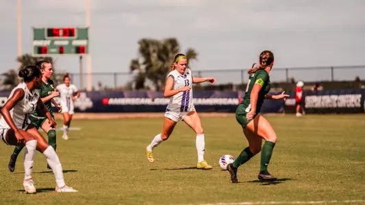 Erica Roberts goes to goal