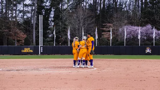 Softball Team Huddle