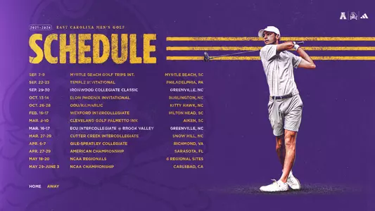 2025-26 Men's Golf Schedule