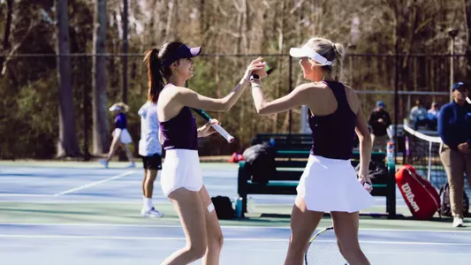 Tennis home celebration