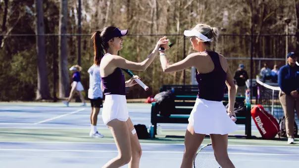 Tennis home celebration