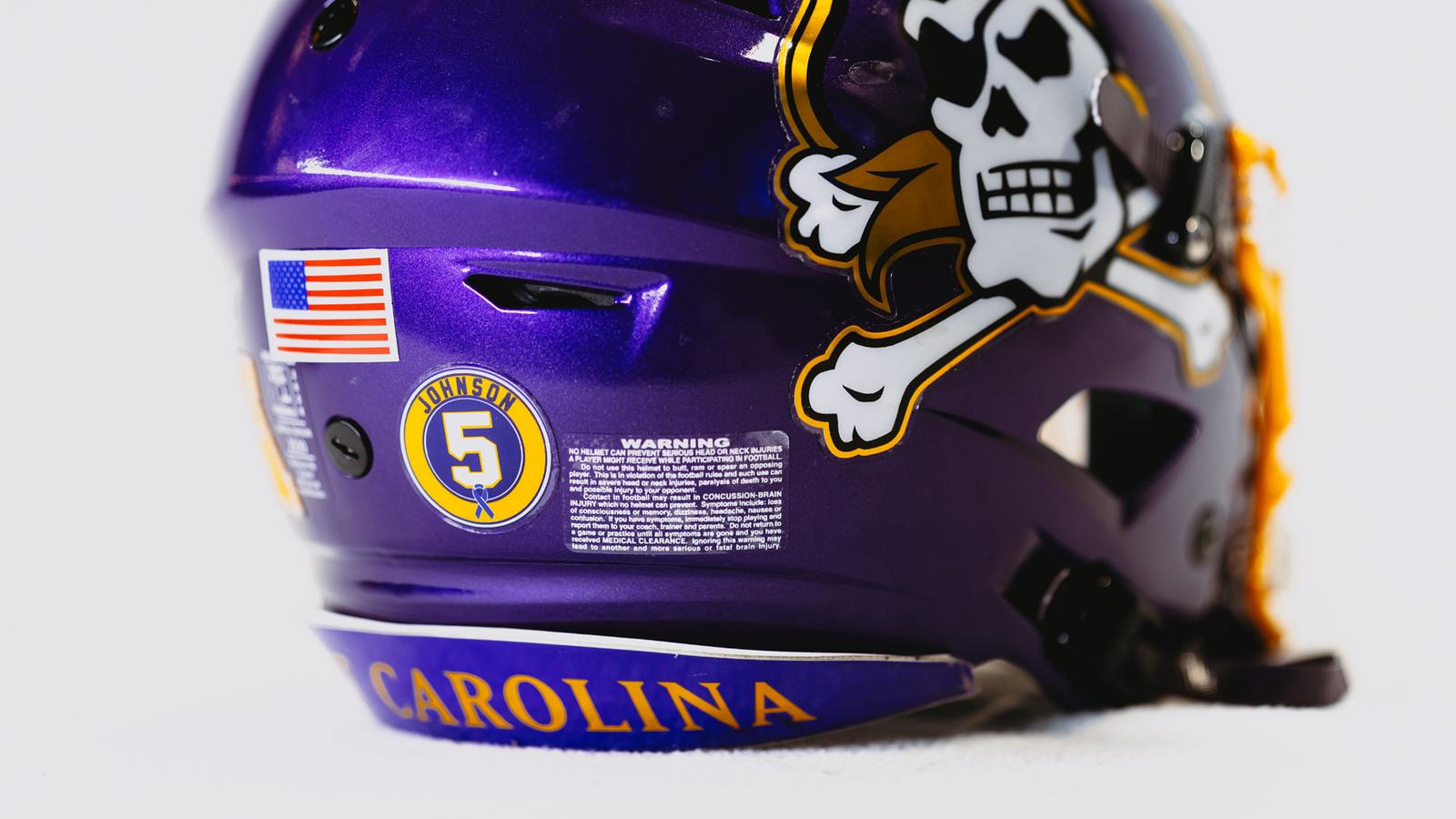 ecu youth football helmet East Carolina Pirates College Collectible Mini | Picture Inside SP face mask East Carolina's Football Opener Vs.