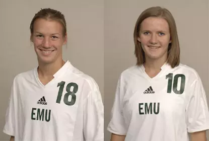 Two EMU Women's Soccer Players Earn All-MAC Honors Image