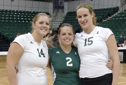 Volleyball Dominates Kent State Image
