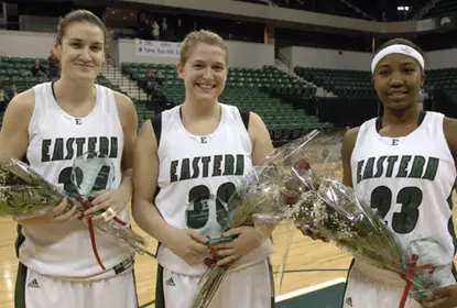 EMU Downs Central Michigan, 59-51, to Cap 15-1 MAC Season Image