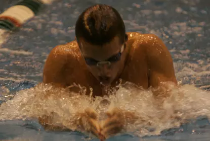 Swimming Falls in Season Opener Image