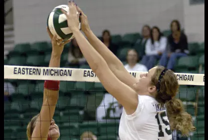 Volleyball Swept by Central Michigan Image