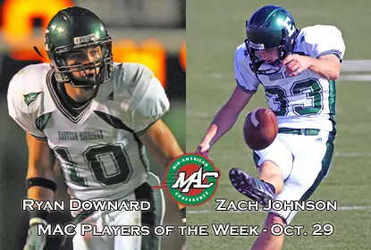 Downard and Johnson Named MAC Players of the Week Image
