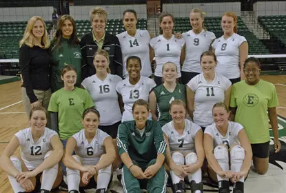 Volleyball Advances to the Glass City with a Sweep of Akron Image