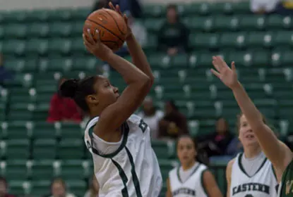 Eagles Down Warriors, 68-60, in Exhibition Action Image