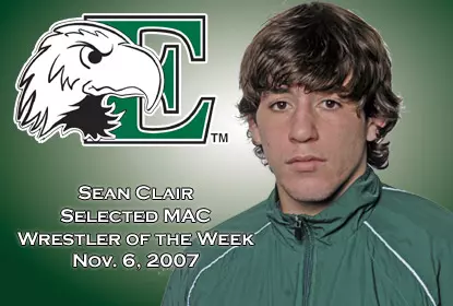 Clair Named MAC Wrestler of the Week Image
