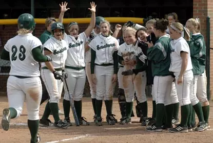 Softball Sweeps Oakland Image