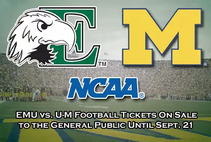 Tickets to the EMU-Michigan Football Game on Sale Image