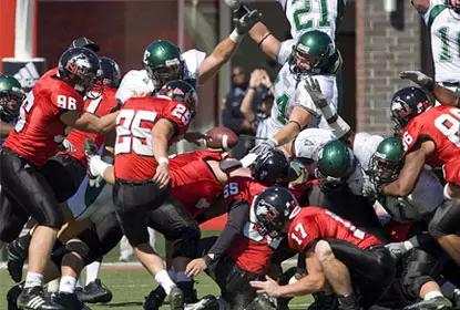 Football Escapes with a 21-19 Victory Over Northern Illinois Image