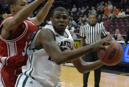 Men’s Basketball Defeats Ball State in MAC Tournament First Round Image