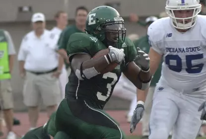 Football Rolls Past Indiana State, 52-0, to Open the 2008 Campaign Image