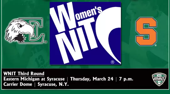 Eagles Headed to the Dome for Third Round of the WNIT