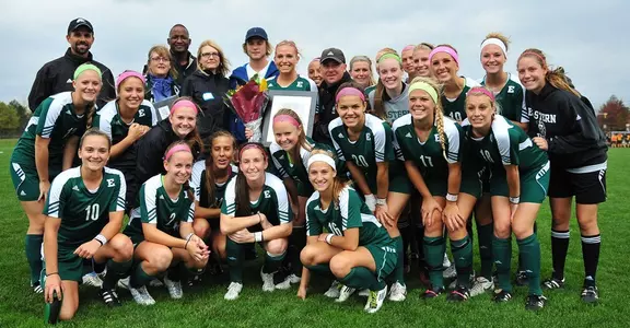 Senior Jessica Thomas recognized in pre-game ceremony