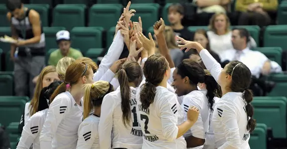 VB Huddle vs WMU
