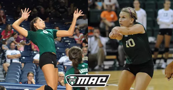Rachel Iaquaniello and Haley Stein Named Academic All-MAC