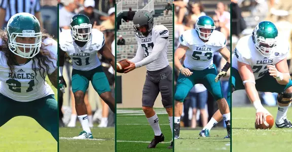 FIve Eagles Selected to Ohio vs. Michigan Senior Bowl