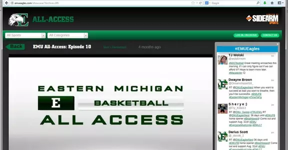 EMU Athletics Continues to expand its web Traffic