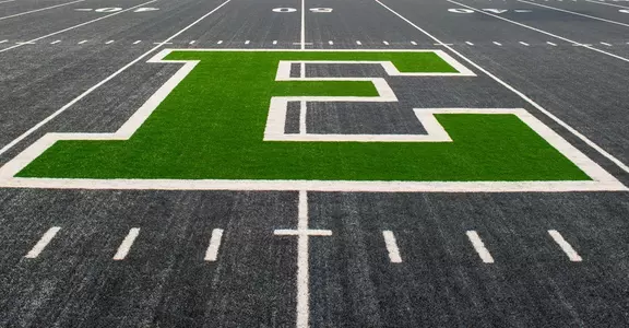 Eastern Michigan University's gray turf
