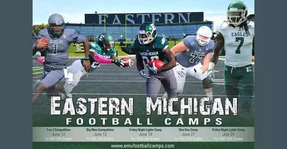 EMU Announces 2015 Football Camp Dates