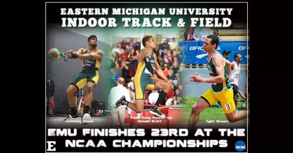 Scott Takes Silver as EMU Finishes 23rd at the NCAA Championships