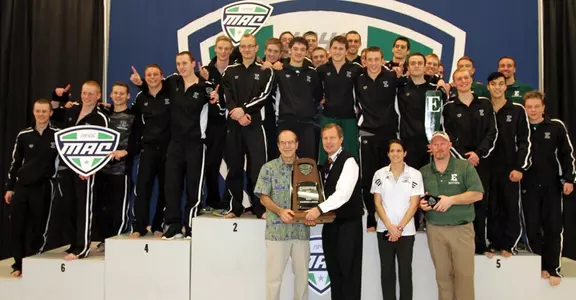 Men's Swimming and Diving Claims 32nd MAC Championship in Program History