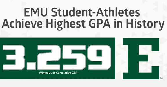 EMU Student-Athletes Achieve Highest GPA in History