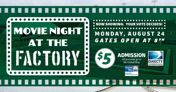 Movie Night at The Factory Set for August 24