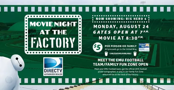 Come Watch Big Hero 6 at The Factory on August 24