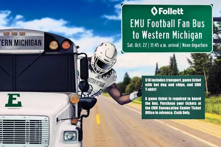 Ride the Fan Bus to Kalamazoo to Watch EMU Football