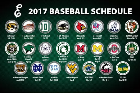 2017 Baseball Schedule