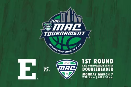 EMU to Host MAC Tournament First Round Doubleheader