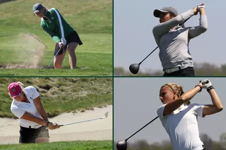 Thelma Beck, Karyn Lee Ping, Kelsey Murphy and Lauren Stephens collected Academic All-MAC honors