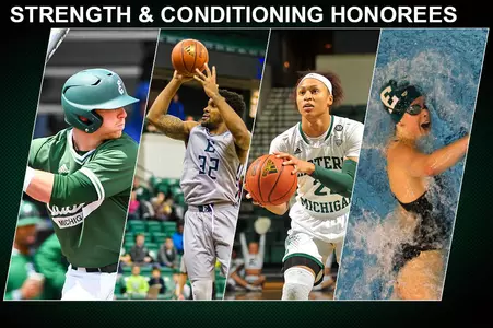 Four Eagles Receive NSCA All-American Athlete Award