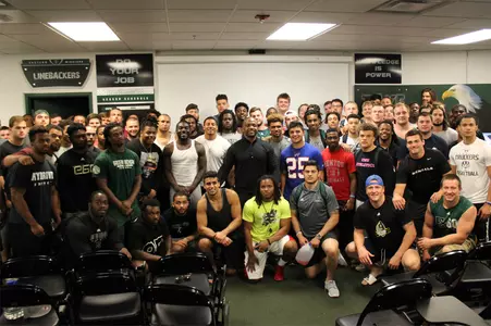 EMU Football Begins Champions For Life Series