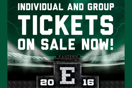 EMU Football Single Game Tickets Now On Sale
