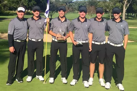 Men's Golf with Trophy