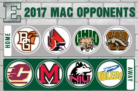 Football Announces 2017 Home and Road MAC Games