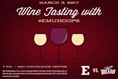 Wine Tasting Event Scheduled for Friday's Men's Basketball Game