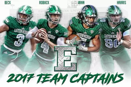 Jason Beck, Jeremiah Harris, Brogan Roback, and Shaq Vann to serve as team captains